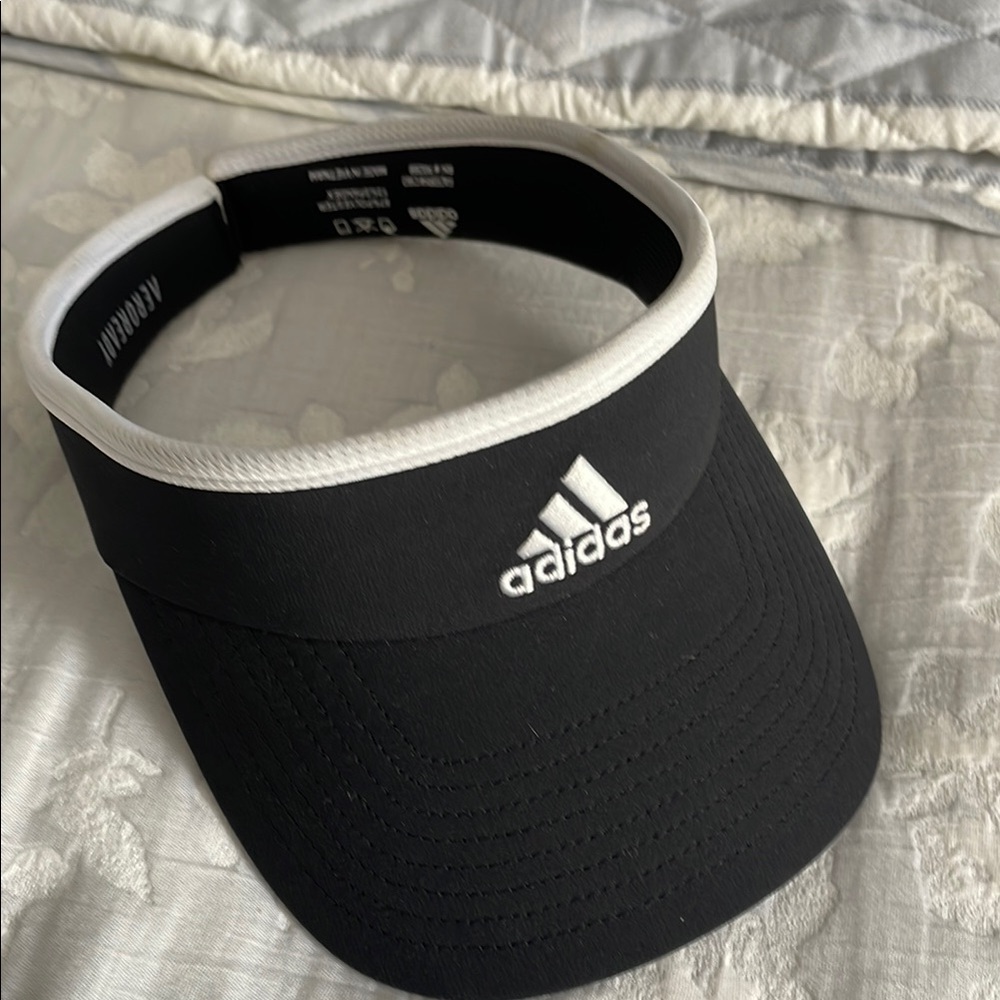 Adidas Two-Tone Black and White Visor